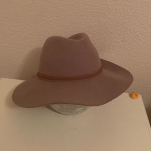 Suede one size fits all hat - adjustable